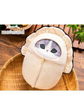 New Big Mofusand Kaki Nyan Cat in Oyster Costume 28cm Japan Rare